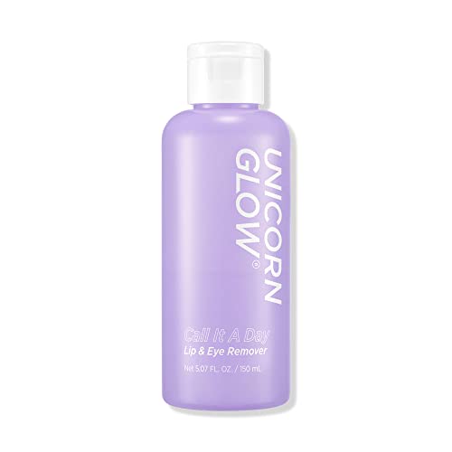 Unicorn Glow Lip Eye Makeup Remover Make up Remover - Oil Free Makeup Remover