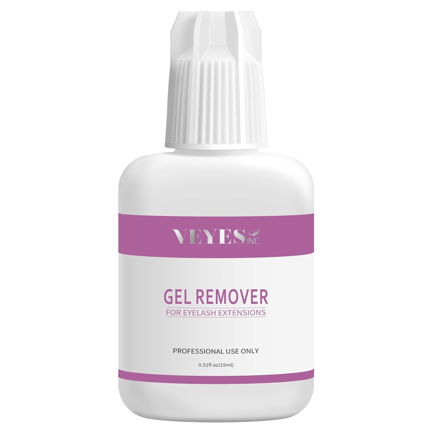 VEYES INC Lash Remover Gel for Lash Extensions 15ml Low Irritation Eyelash Glue Remover Professional Salon Use Quickly Dissolves and Removes Eyelash Glue