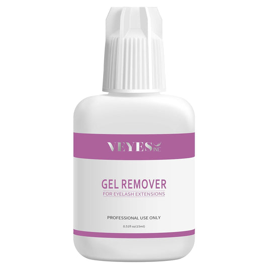 VEYES INC Lash Remover Gel for Lash Extensions 15ml Low Irritation Eyelash Glue Remover Professional Salon Use Quickly Dissolves and Removes Eyelash Glue