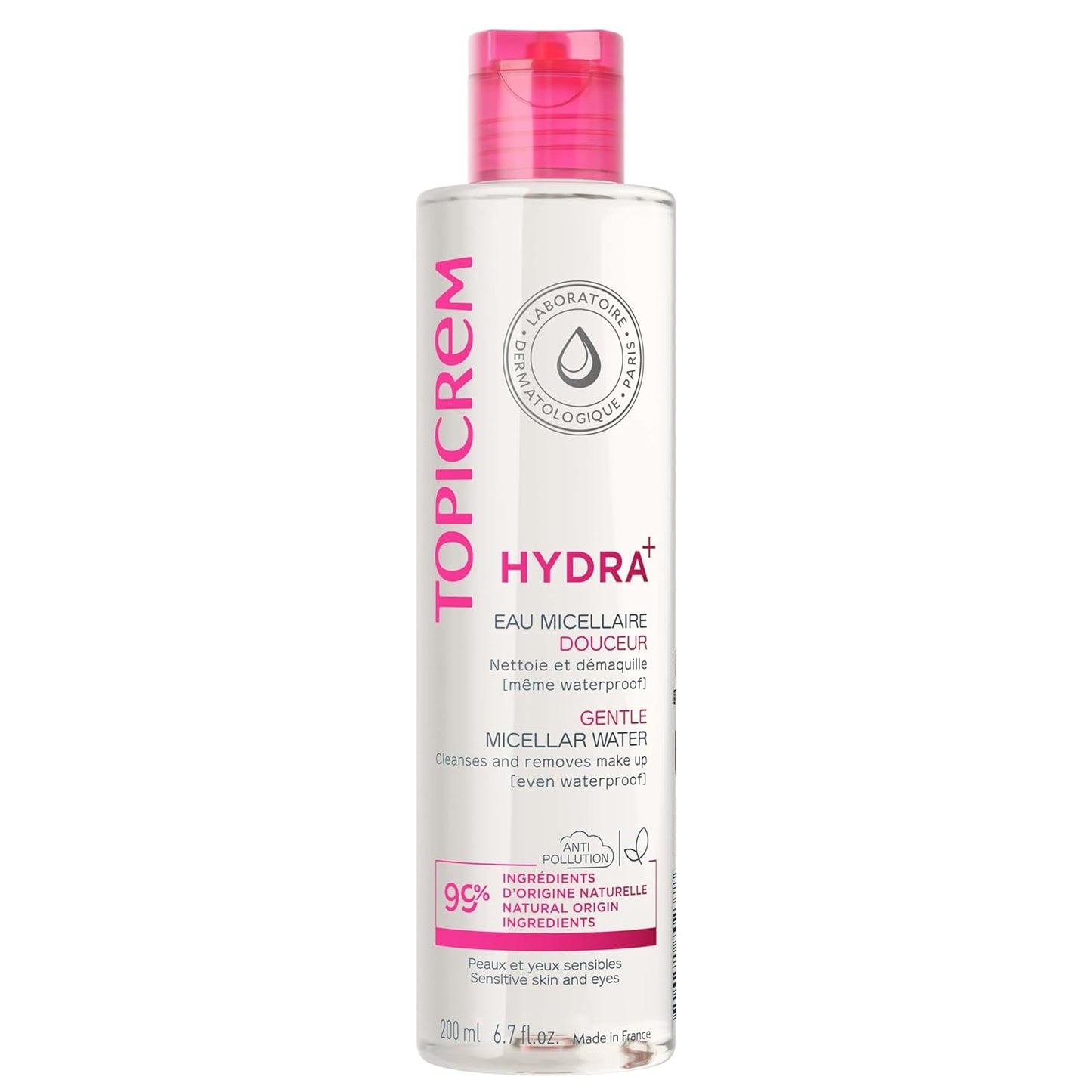 Topicrem Essentials Gentle Cleansing Water Face & Eyes 200 Ml