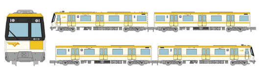 Tomytec Japan Osaka Metro Series 80 Imazatosuji Line 13 Formation 4-Car Set A Diorama