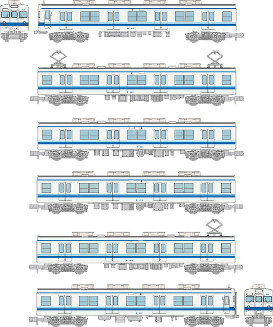 Tomytec Japan Railway Collection Tobu 8000 8112 Good Dept Ad Train 6 Car Set Diorama Supplies 324683