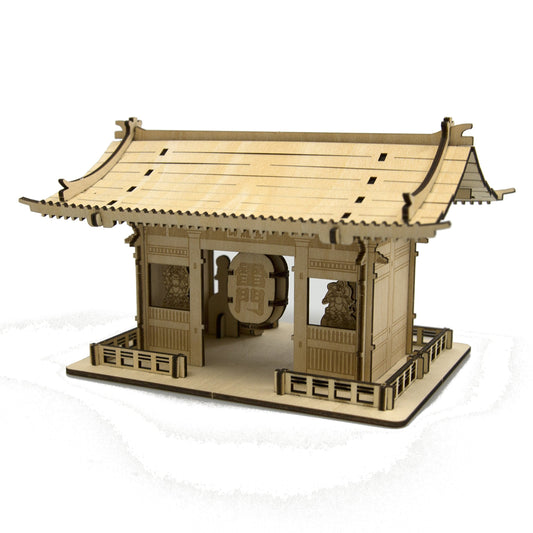 A-ZONE Wooden Art Ki-Gu-Mi Kaminarimon
