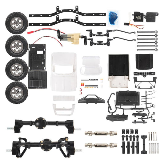 1:16 4WD Crawler Hobby Grade 4WD Truck RC Toys with Roof Rack Climbing Car High